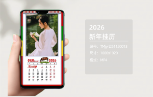 2026新年挂历（编号:TMjyrl251120013）