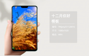 十二月你好模板（编号:TMjyrq251120016）